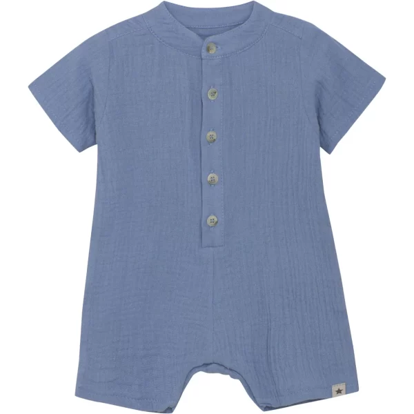 Playsuit Ss Muslin Quiet Harbor